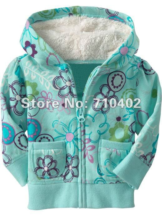 Free shipping cute girls comfortable hoodies for winter/autumn outwear girls jacket wholesale and retail