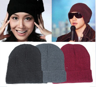 Free shipping, D02b502 knitted hat autumn and winter male women's autumn and winter nightcap 50g