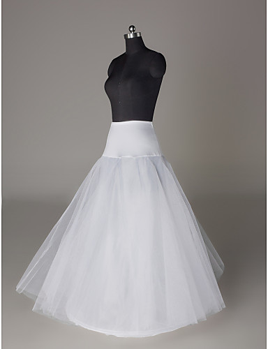 Free Shipping Designers Wedding Dresses Nylon A-Line Full Gown 2 Tier Floor-length Slip Style/ Wedding Petticoats