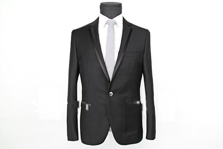Free shipping Desinger Wool suit Groom Tuxedos Wedding Groomsman Men Bridegroom Suits