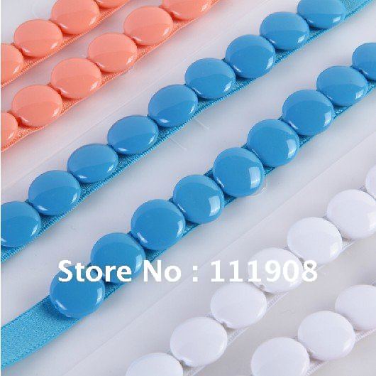 Free Shipping DIY sexy bra strap,extendable shoulder strap 1.5cm solid color buttons,women shoulder belt,lady bra accessory.