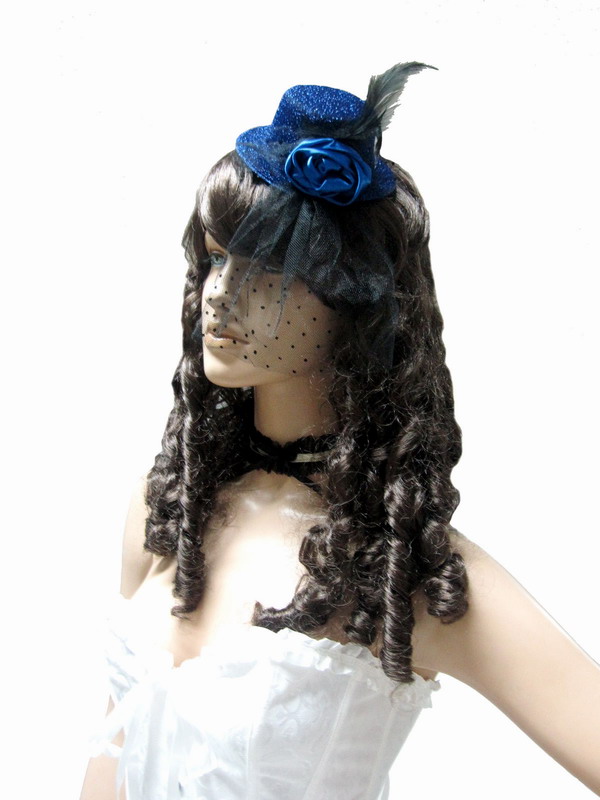 Free Shipping, Dl nobility black fashion party hats 70309