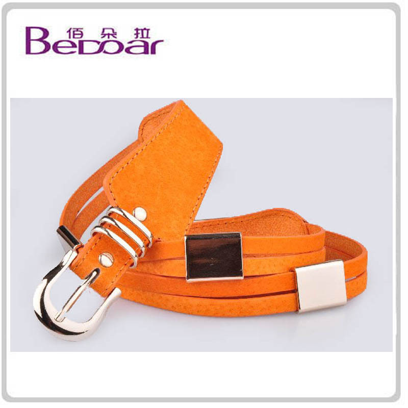 Free Shipping Dora fashion genuine leather women's belt women's pigskin strap pin buckle belly chain
