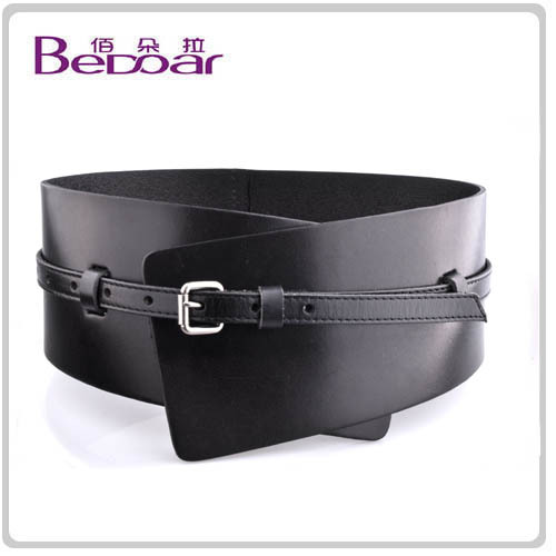 Free Shipping Dora fashion women's wide cummerbund dual-use genuine leather wide belt women's strap