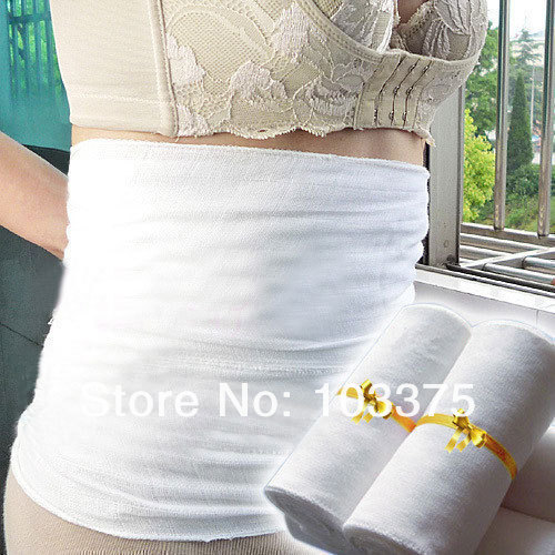 Free shipping double layer Pure cotton gauze postpartum corset belt body refresh 12*16 maternity abdomen belly belt