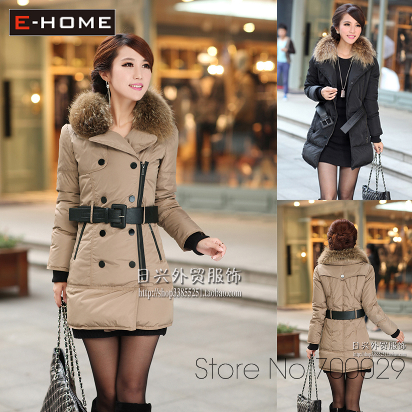 Free shipping! Down coat 2012 winter women's quality women's down coat thickening slim down coat-WHB-B40