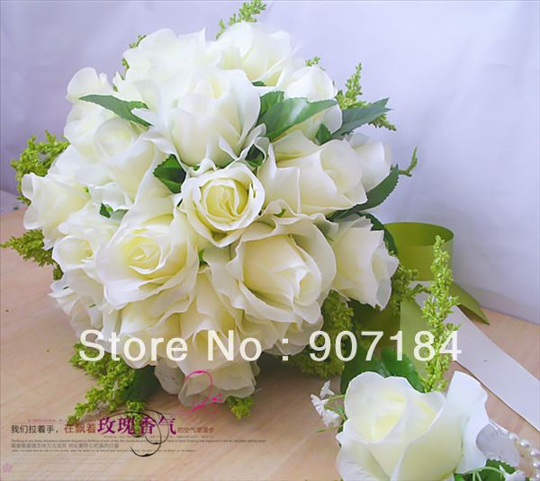 Free shipping, Drop Shipping, 2012 New Style Wedding Flowers, Artificial Flowers, Bridal Bouquets Amazing