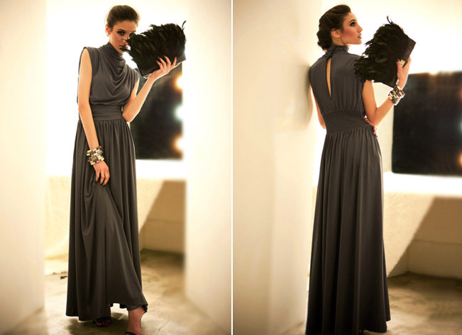 Free shipping Drop Shipping Loose Low-key Luxury Long Evening dress Plus size
