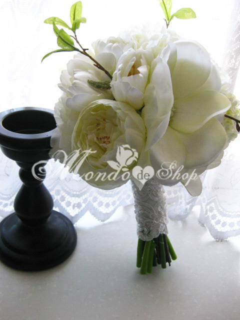 Free shipping, Drop shipping, wedding flowers, wedding bouquet, bridal bouquet, rose, Hydrangea, mangnolia