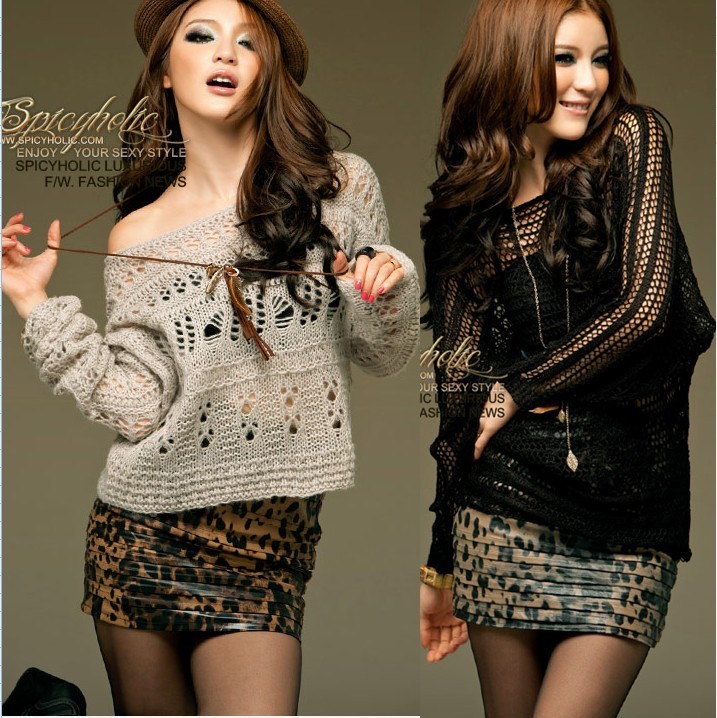 Free shipping E4956 leopard print sexy miniskirt basic skirt leather skirt bust skirt 2012 spring and autumn summer female