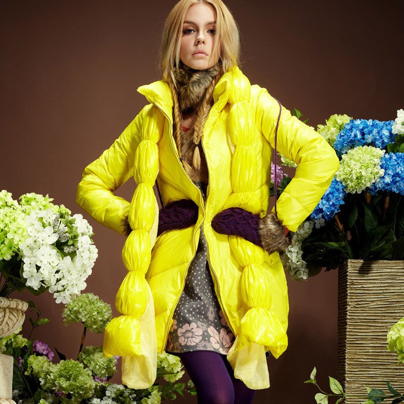 Free shipping ELF SACK winter light scarf down coat pastoral style