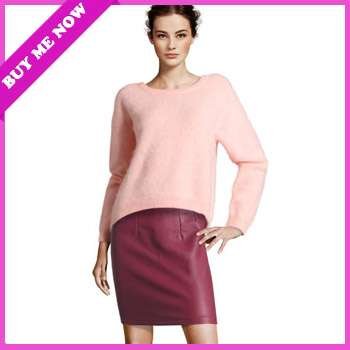 Free Shipping! Euro Style Fashion Vintage Autumn Spring Women Mini Skirt Pu Leather Skirt, Side Zipper