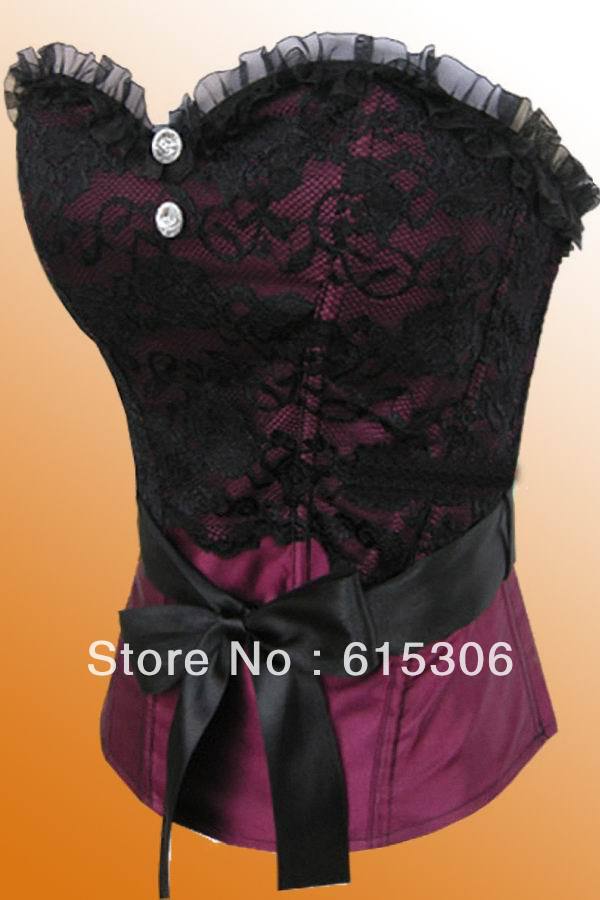 Free shipping! Euro Wild Palace Bustier Corset sexy lingerie Body Underwear wholesale or retail