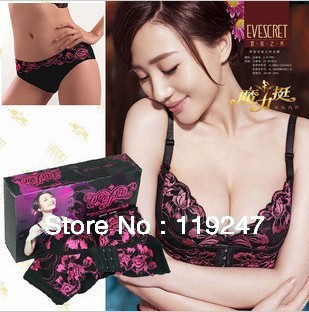 Free shipping Eve MAGIC BRA Lingerie Breast Enhance Enlarge bra and underwear suit Victorian style