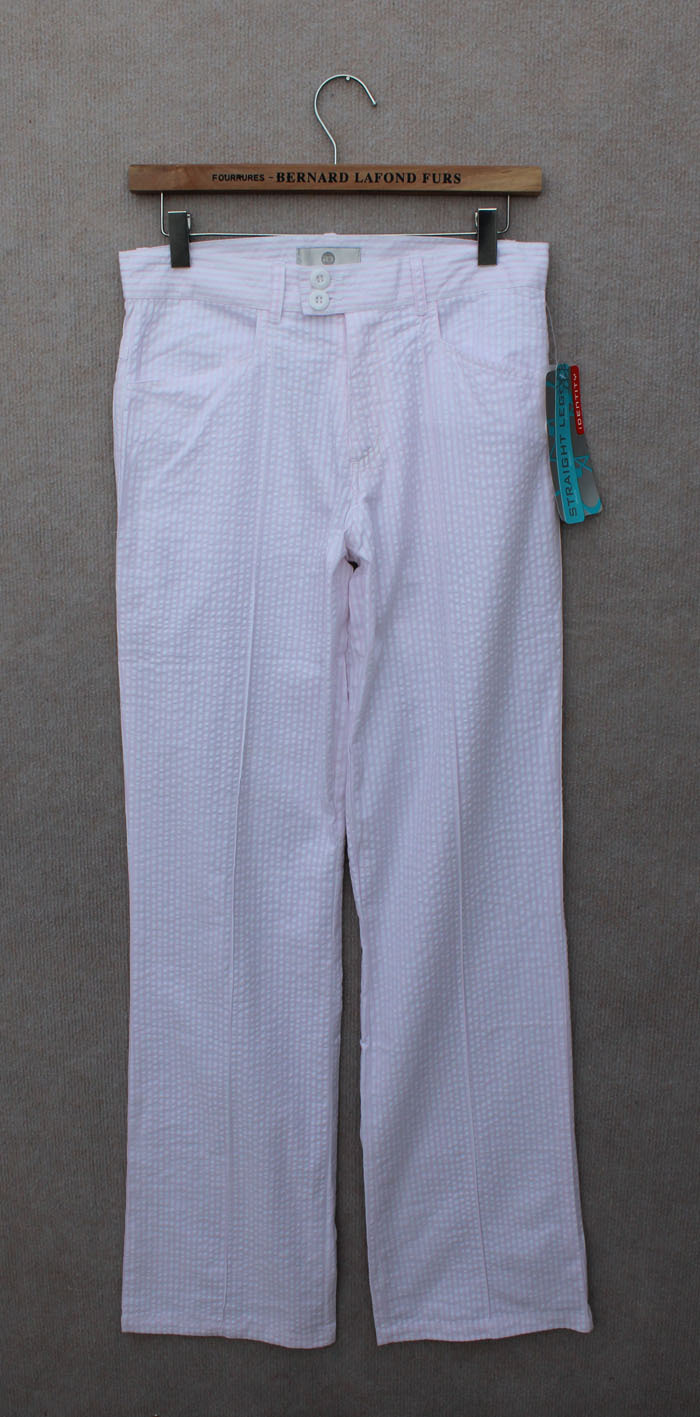 free shipping export 2012 male 100% cotton stripe lounge pants casual trousers plus size