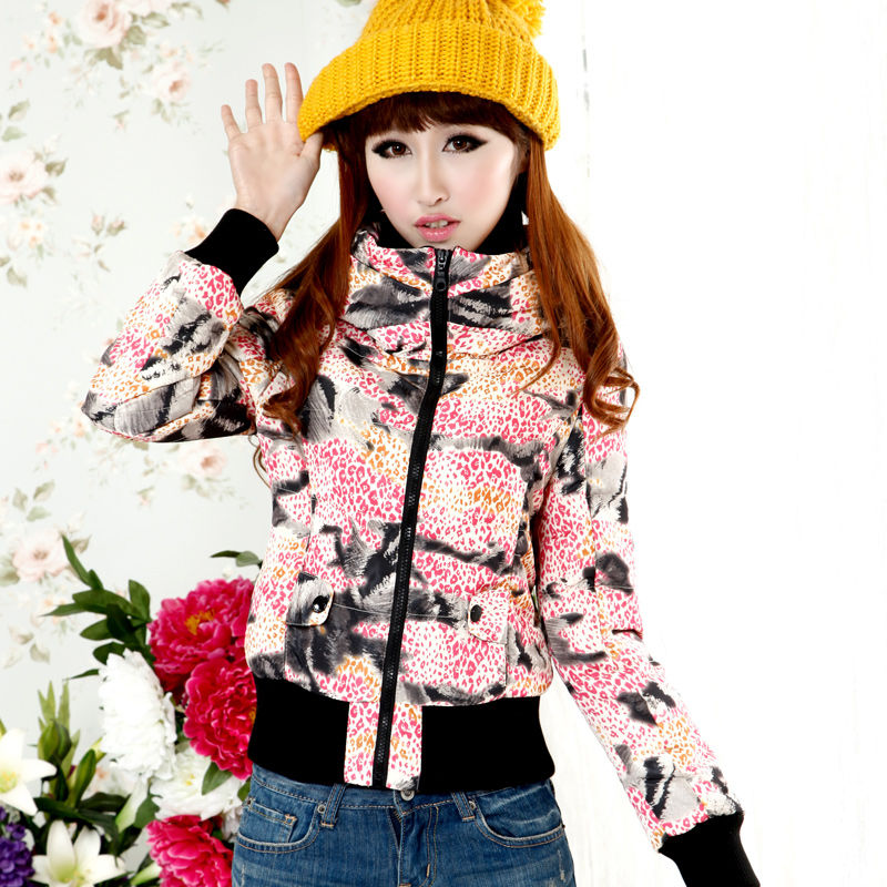 Free Shipping, F017010 z winter fashion long-sleeve short design wadded jacket