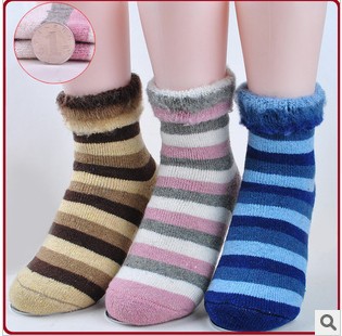 Free Shipping factory price lady's thick Warm wool and Rabbit hair women winter socks 10pair/lot