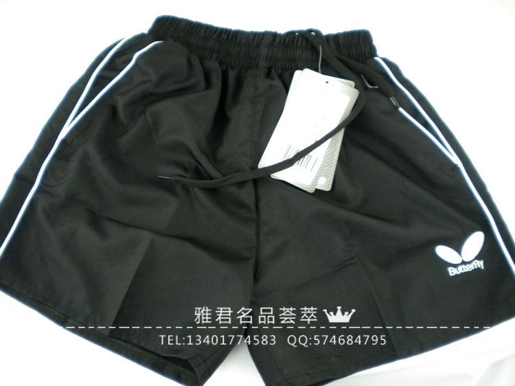 Free shipping  famous butterfly shorts Table Tennis clothing shorts BWH305 polyester / men / women shorts