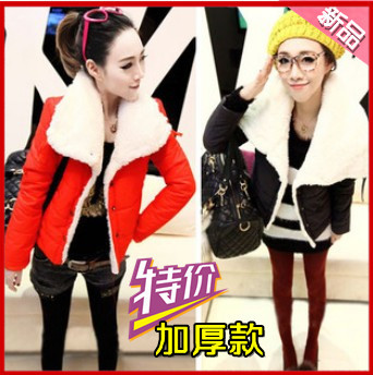 Free Shipping Fashion 2012 new arrival Korea Women's Hoodie Coat Warm Zip Up Outerwear winter coat