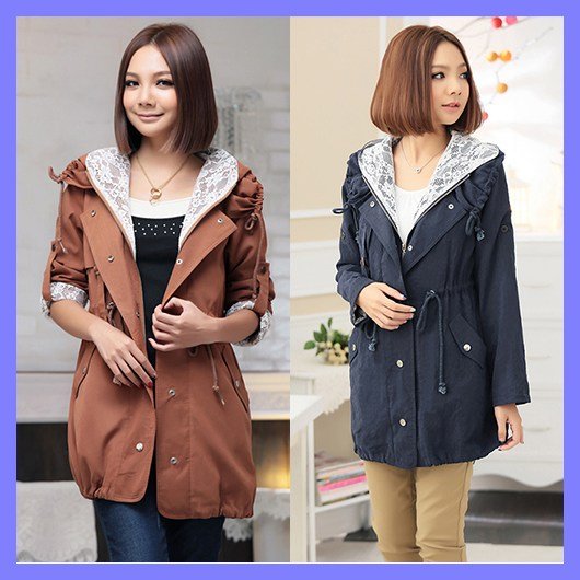 Free shipping fashion 2013 spring women's coats new fashion cotton jackets plus size long sleeve clothes Xlixiou2600