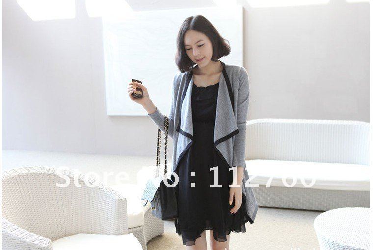 Free shipping Fashion cotton cardigan coat maternity clothing , pregnant clothes retail and wholesale 3p/lot