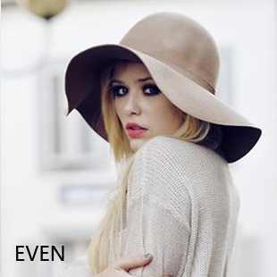 free shipping Fashion evidenced woolen bow large brim wave hat brim French female hat hat
