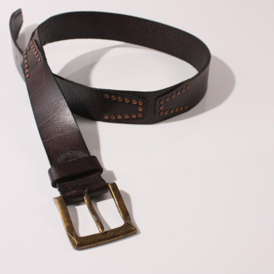 Free Shipping Fashion genuine leather personalized wide belt casual q7 brown women's cowhide strap y825