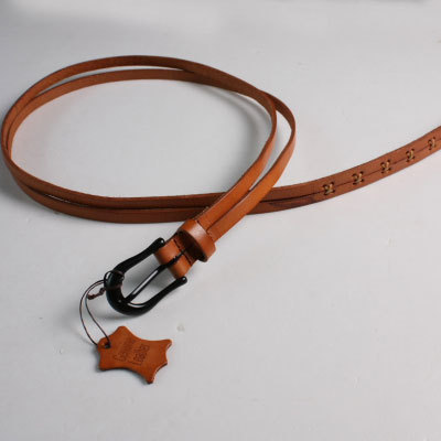 Free Shipping Fashion genuine leather waist decoration all-match thin belt casual brown female black double cowhide strap y918