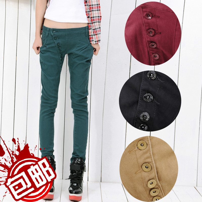 Free shipping Fashion harem pants harem pants jeans female skinny pants 5