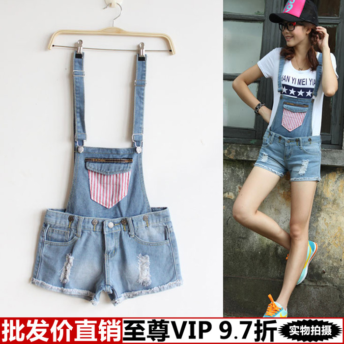 Free shipping  fashion  jeans suspenders