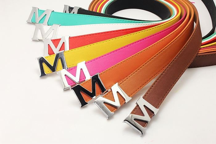 [Free shipping ]Fashion Ladies Belt,Best sale women's leather belts ,9color for choose "M" buckle