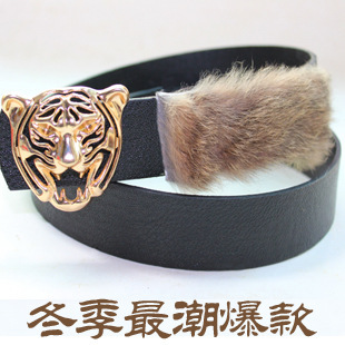 Free Shipping, Fashion Leopard Design Leather Belt Waistband for Women 1078