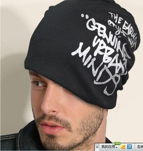 Free Shipping Fashion Letters Hip-Hop Leisure Trend Turbans Hat