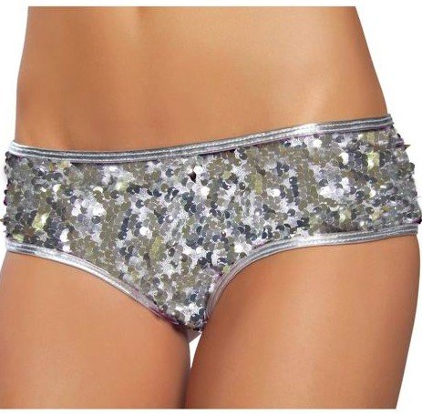 free shipping fashion metal intimates silver hot shorts  ladies' briefs panties