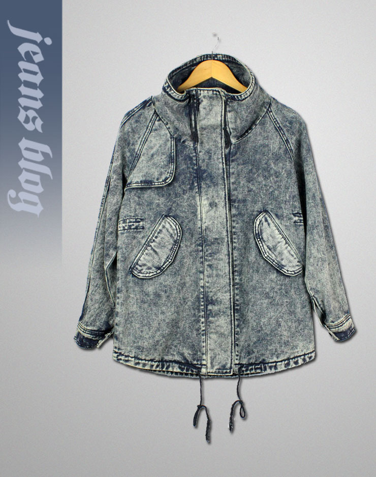 Free Shipping   Fashion Outwear Vintage Snow Style Jean Classical Fashion Jean Coat  No9296