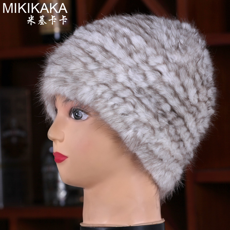 Free Shipping Fashion pineapple hat mink hat fur hat thermal millinery female chromophous