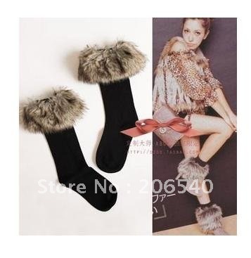 free shipping Fashion Plush Snowfield Autumn or Winter Short Socks