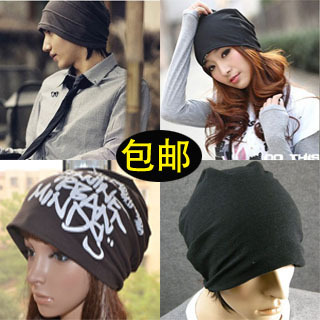 FREE SHIPPING Fashion pocket hat turban cap knitted hat male hat female autumn and winter