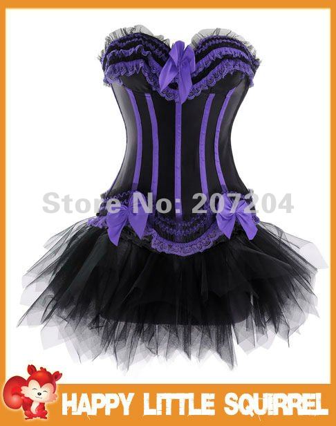 Free Shipping Fashion Sexy Corsets Dress body shaper Lingerie+G-string push up
