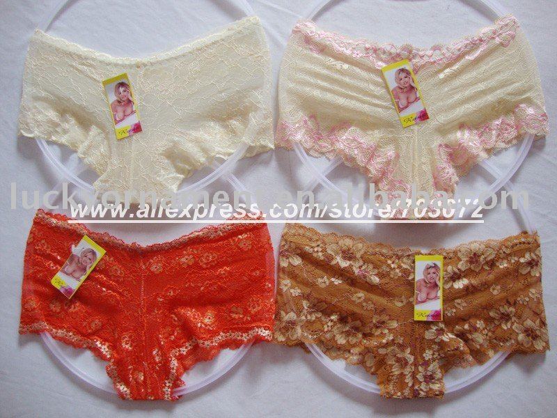 Free shipping,fashion sexy lace brief,stock lady's panties sexy underwear lace boxer,hot sale