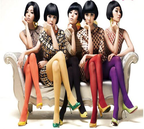 Free shipping Fashion sexy leggings ,cute colors pantyhose