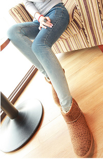 Free Shipping Fashion slim 2013 butt-lifting gradient color high in the waist trousers female skinny jeans pants