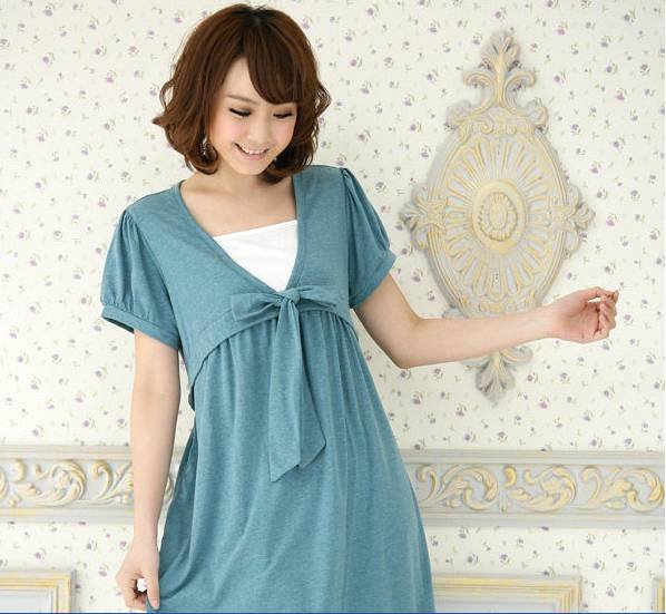 free shipping Fashion soft cotton dress skirt sundress pregnant women pregnant women T45 sundress