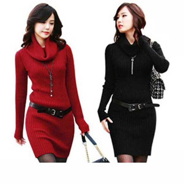 Free Shipping Fashion Sweater Women Long Sweater Good Elastic Woolen Cotton All-Match for Autumn Outwear Wholesale Retail WS1626