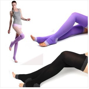 Free shipping FASHION women Overnight Slimming Socks Leggings Spats Compression Shaping Leg Stocking thigh slimmers SHAPEWEAR