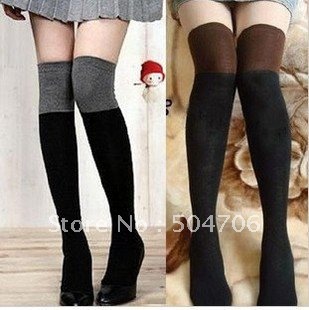 Free Shipping Fashion Women's Irregular Stocking Legging KneeHigh