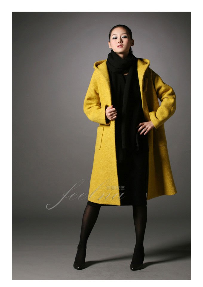 Free shipping fashion Women wool coats trench coat plus size winter jacket lady elegant outerwear cashmere overcoat warm padded