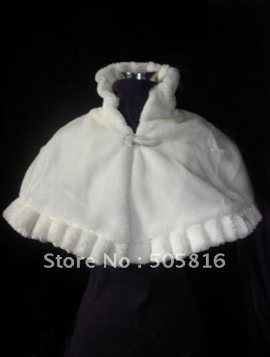 Free shipping Faux Fur  Jacket Coat Bridal Shawl J06