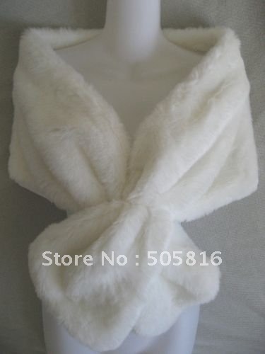 Free shipping Faux Fur Wrap Wedding accessories Coat Bridal Shawl J03