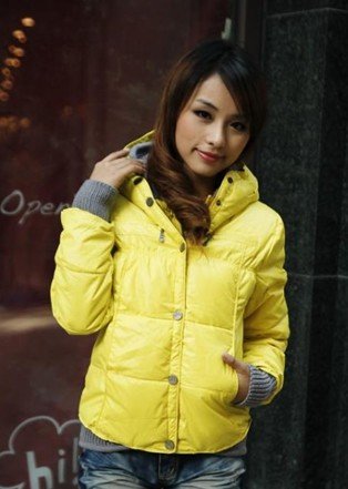 Free shipping!Female brief paragraph cotton-padded clothes coat